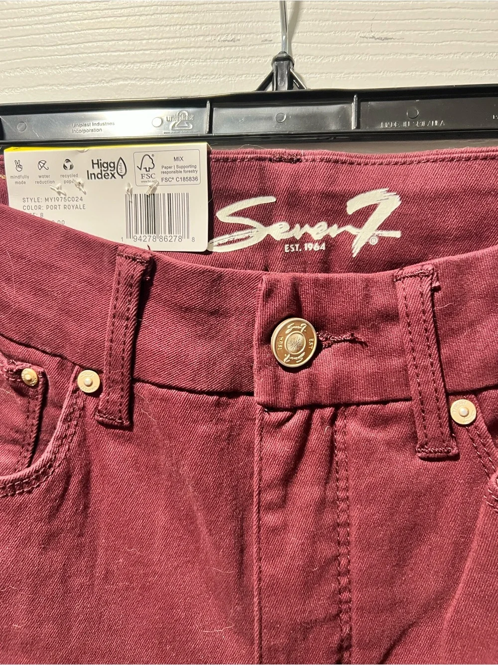 Seven7 Tummy Less Skinny Jean Size 8 - Picture 5 of 8